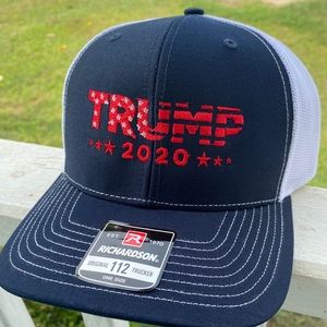 Trump 2020 Navy trucker hat Mesh back MAGA